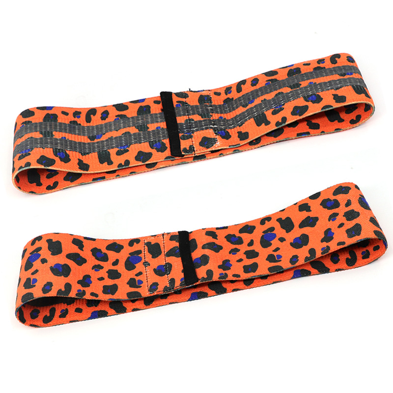 Leopard Print Booty Bands, Non - đánh giá và giá Yoga Fitness Resistance Band