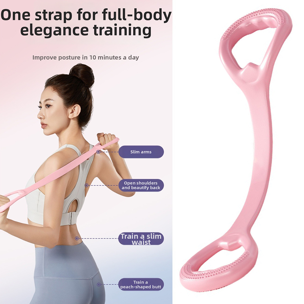 8-Shape Elastic Exercise Band  - đánh giá và giá Posture Corrector Back